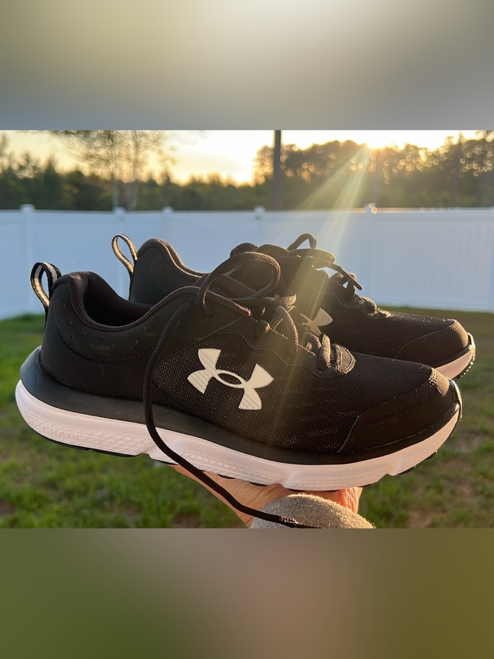 Under Armour Black Mesh Comfort Sneaker